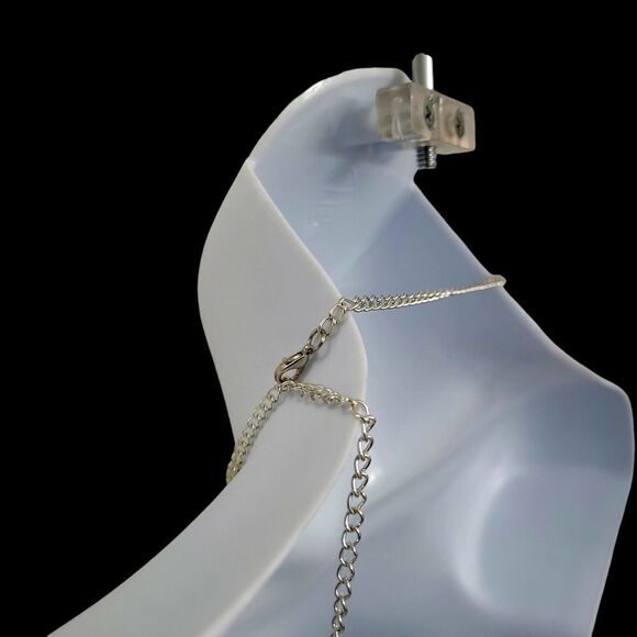 Brand New Yellow With Silver Rhinestone Mesh Body Fishnet Bra Cover - Picture 4 of 6